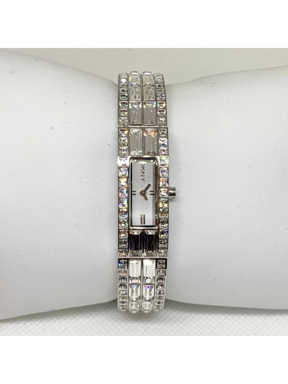 Dkny Ny3715 solid Stainless steel women watch crystals quartz 12mm running